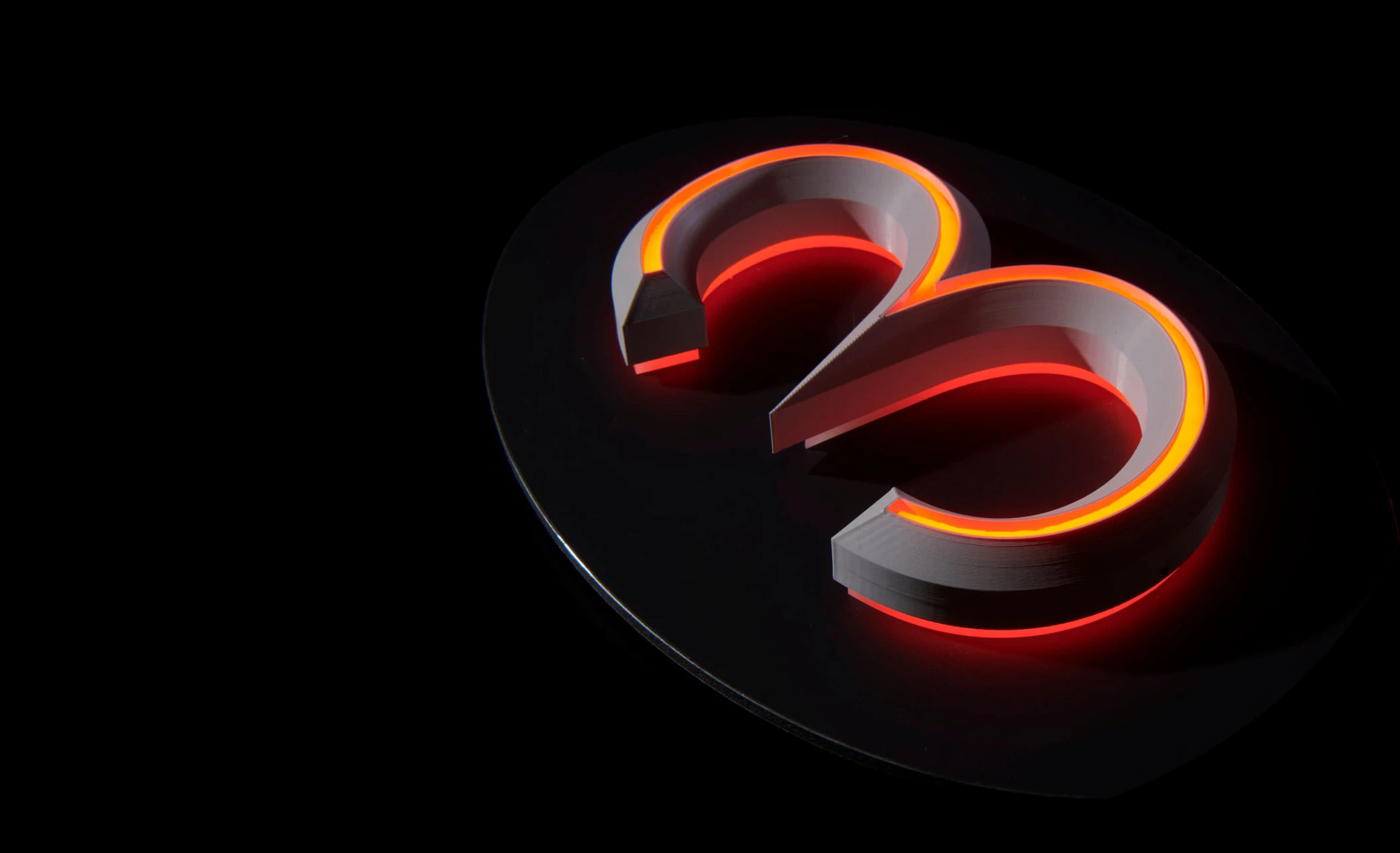 Produzione lettere luminose 3D con stampa industriale